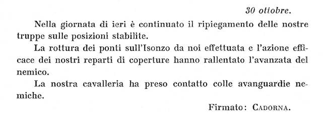 La battaglia di caporetto, cronaca giorno per giorno (24–30 ottobre 1917): cronaca, luoghi e reparti in campo 7 Image 3